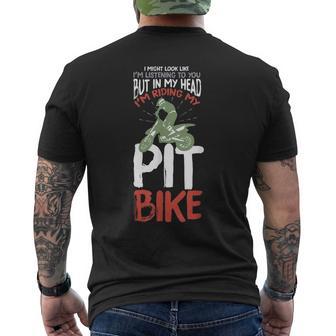 Pit Bike Racing Motocicleta Motocross Camiseta Hombre Estampado Espalda - Regaloses