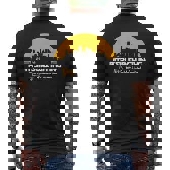 Pittsburgh Yinzer Pittsburghese Its A Pittsburgh Thing Yinz Men's T-shirt Back Print - Thegiftio UK