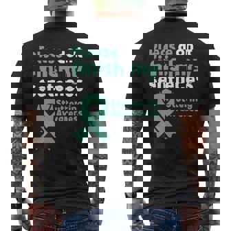 Please Don't Finish My Sentences Stuttering Awareness Men's Back Print T-Shirt - Monsterry