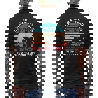 Please Be Patient With Me I'm From The 1900'S Saying Men's T-shirt Back Print - Monsterry