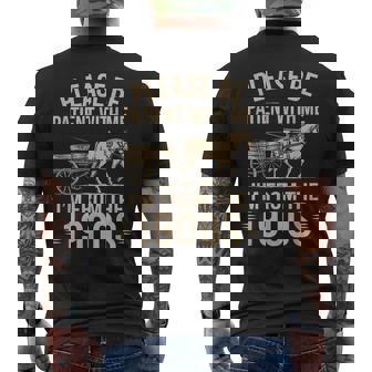 Please Be Patient With Me I'm From The 1900'S Trendy Vintage Men's T-shirt Back Print - Thegiftio