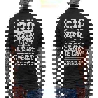 Pleasing The Crowd Men's Back Print T-Shirt - Monsterry