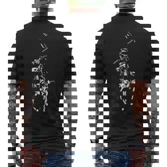 Polo Grim Reaper Vintage Death Men's Back Print T-Shirt - Monsterry