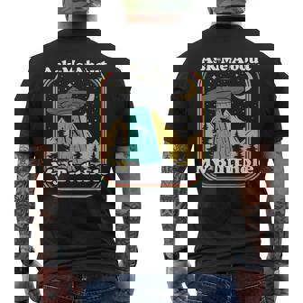 Posez-Moi Des Questions À Propos De My Butthole Alien Believer Retro 80S T-shirt imprimé au dos - Cadeauxyz