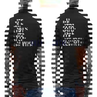 Positive Affirmation I Am Strong Motivational Self Worth Men's Back Print T-Shirt - Monsterry