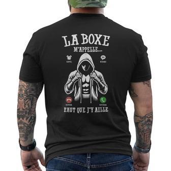 Pour Boxeur Homme Garçon Humour Drôle Boxe M'appelle T-shirt imprimé au dos - Cadeauxyz