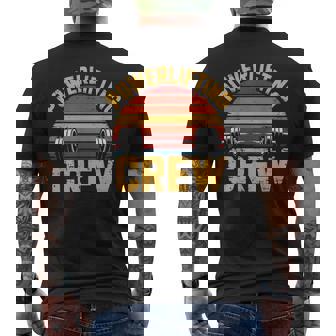 Powerlifting Crew Retro Body Builder Entrenamiento Powerlifting Camiseta Hombre Estampado Espalda - Regaloses
