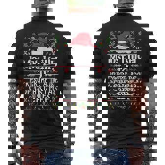 Prescribe a Dose Of Christmas Cheer- Christmas Nurse Doctor Men's Back Print T-Shirt - Monsterry