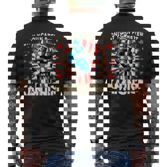 You Can Prevent Communism Fight Socialism Men's Back Print T-Shirt - Monsterry