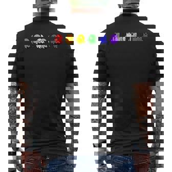 Pride Rainbow Ghost Graphic Men's Back Print T-Shirt - Monsterry