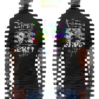 Princess Security Squad Birthday Party Matching Family Men's T-shirt Back Print - Thegiftio UK