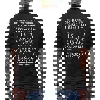 Principal Shirt She Believed She Could Change The World Premium Men's Back Print T-Shirt - Monsterry