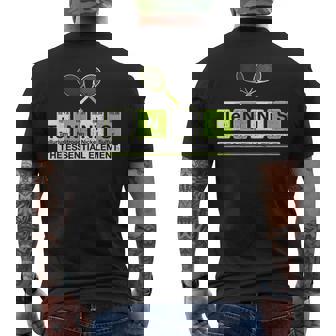 Profesor De Ciencias Profesor De Química Jugador De Tenis Deportes Camiseta Hombre Estampado Espalda - Regaloses