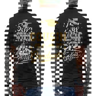 Proud Cousin Of A Class Of 2025 Graduate Senior Graduation Men's T-shirt Back Print | Mazezy