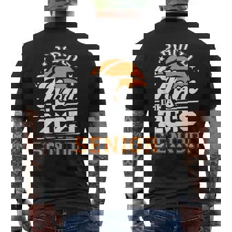 Proud Mom Of A 2025 Senior Graduate Basketball Grad 2025 Men's Back Print T-Shirt - Monsterry