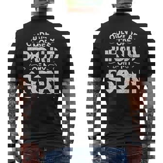Proud Mother Father Kids Family Parent Proud Son Parents Men's Back Print T-Shirt - Monsterry