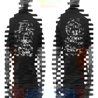Proud Newfoundland Dog Shirt Tee Gift T-Shirt Men's Back Print T-Shirt - Monsterry