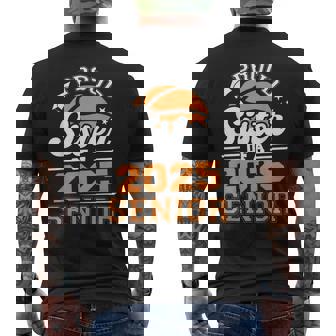 Proud Sister Of A 2025 Senior Basketball Grad 2025 Men's Back Print T-Shirt - Monsterry