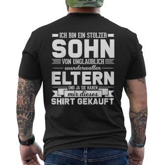 Proud Son Of Fantastic Parents T-Shirt mit Rückendruck - Geschenkecke