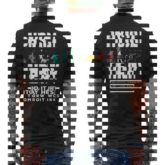 Pt Physical Therapy Assistant Therapist s Asistente De Fisioterapeuta -Adultos Negra Manga Larga Regular Fit One Size S Camiseta Hombre Estampado Espalda - Regaloses