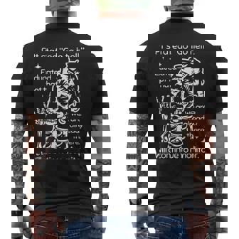 Pt Stated Go To Hell Educated Pt That We Are Already Men's T-shirt Back Print - Seseable