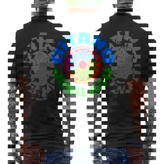 Pueblo Gitano Julio Cesar Peces Gitano Jubilado Camiseta Hombre Estampado Espalda - Regaloses