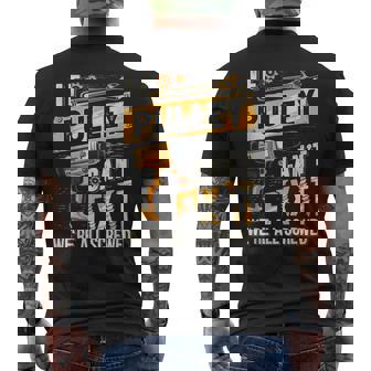 Pulley Last Name If Pulley Can't Fix It Men's Back Print T-Shirt - Monsterry