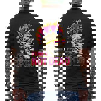 Punk's Not Dead Rock Retro Rocker Skull Punk Rock Sin Mangas Camiseta Hombre Estampado Espalda - Regaloses