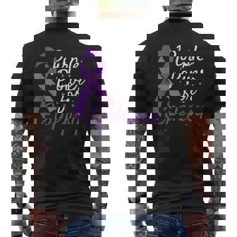 Purple Power Para La Epilepsia Epilepsia Awareness Camiseta Hombre Estampado Espalda - Regaloses