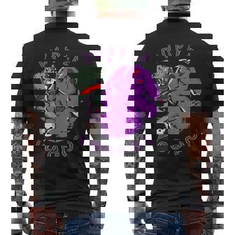 Purple Voodoo Cannabis Weed Marijuana Strain Anime Style Men's Back Print T-Shirt - Monsterry