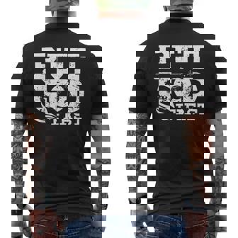 Put God First Shirt For Religious And Faithful People Men's Back Print T-Shirt - Monsterry