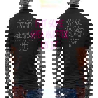 Put Some Shea Butter On It Natural Healing Oils Holistic Men's Back Print T-Shirt - Monsterry