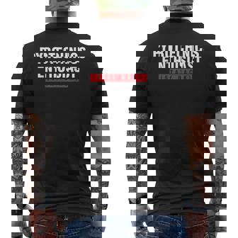 Pyrotechnics Enthusiast Stay Back Pyro Fireworks Pyromaniac Men's Back Print T-Shirt - Monsterry