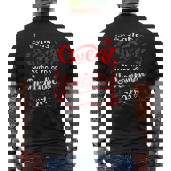 This Queen Was Born On December 29th Birthday Men's Back Print T-Shirt - Monsterry