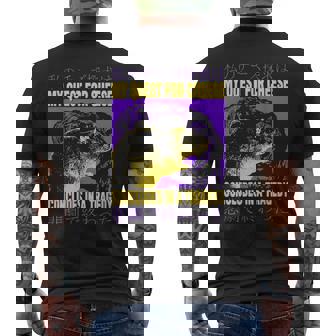 My Quest For Cheese Rat Japanese Rat Men's Back Print T-Shirt - Monsterry