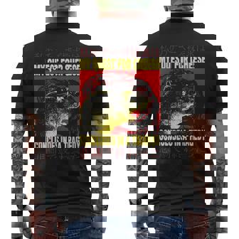 My Quest For Cheese Rat Japanese Vintage Men's Back Print T-Shirt - Monsterry