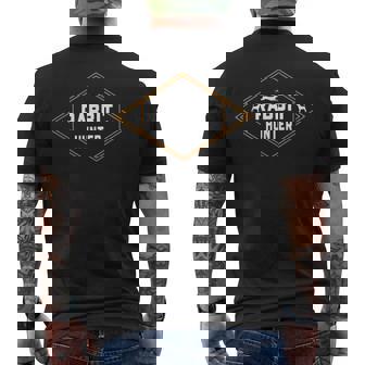 Rabbit Hunter -Beagle Dogs- Small Game- Hunting Hare- Men's Back Print T-Shirt - Monsterry