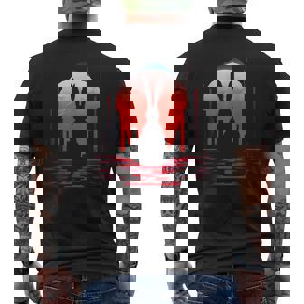 Rabbit Lover Polygon Animal Pixel Art Graphic Hare Men's Back Print T-Shirt - Monsterry