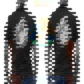 Rabbit Wild Mountain Men's Back Print T-Shirt - Monsterry