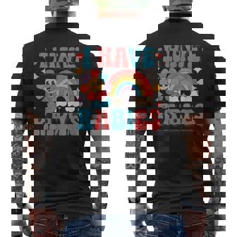 I Have Rabies Classic Men's T-shirt Back Print | Mazezy