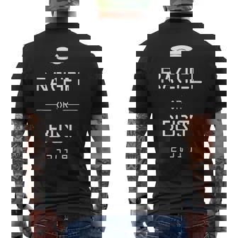 Rachel Or Bust Shirt Nevada Area 51 Alien UFO Festival Gear Tank Top Men's Back Print T-Shirt - Monsterry