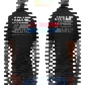 Radical Left Lunatic Anti Trump Democrat Men's T-shirt Back Print - Thegiftio UK