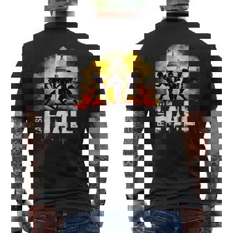 Raise Hail American Football Washington American Football Men's T-shirt Back Print - Seseable