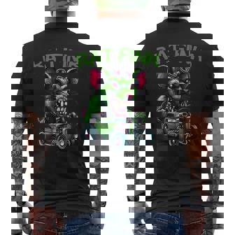 Rat Fink Ratfink Cartoon Hot Rod Cool Spooky Rat Men's T-shirt Back Print - Thegiftio UK