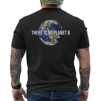 There Is No Planet B Climate Protection Environmental Protection Earth T-Shirt mit Rückendruck - Geschenkecke