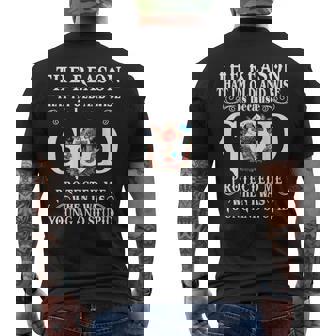 The Reason That I'm Old And Wise Is Because God Protected Me Men's T-shirt Back Print - Seseable
