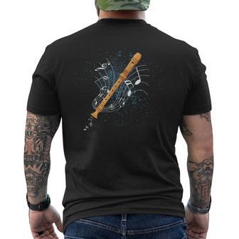 Recorder Instrument Orchestra Musician T-Shirt mit Rückendruck - Geschenkecke