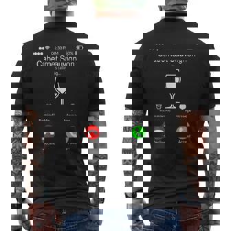 Red Wine Lovers Cabernet Sauvignon Calling Drinker Costume Men's Back Print T-Shirt - Monsterry