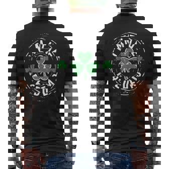 I Am The Redhead Dibs On The Redhead St Patrick's Day Men's T-shirt Back Print - Thegiftio