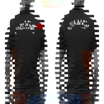 Regalo Para El Primer Nombre Chayanne I Love Chayanne Camiseta Hombre Estampado Espalda - Regaloses